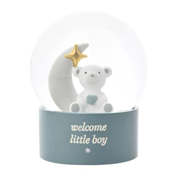 Baby Gift - Bambino Welcome Little Boy Water Globe