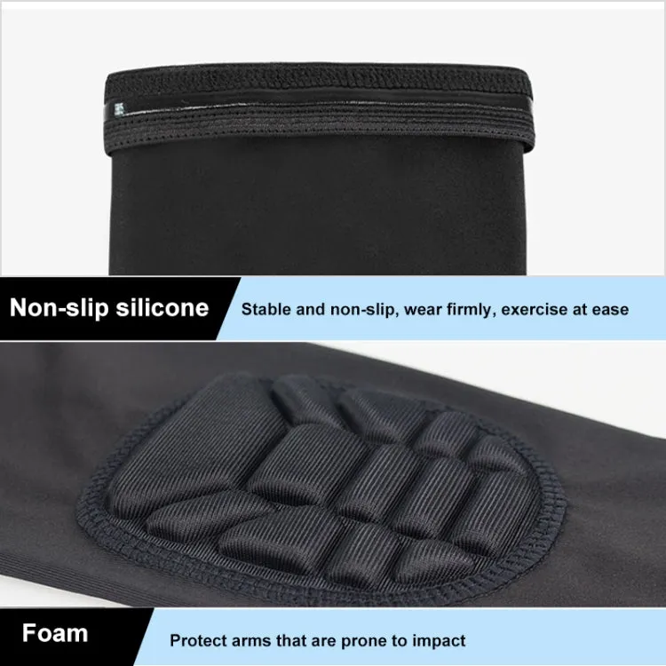 Basketball Sleeve Cellular Anti-collision Anti-slip Compression Elbow Protective Gear, Size:L(Black)