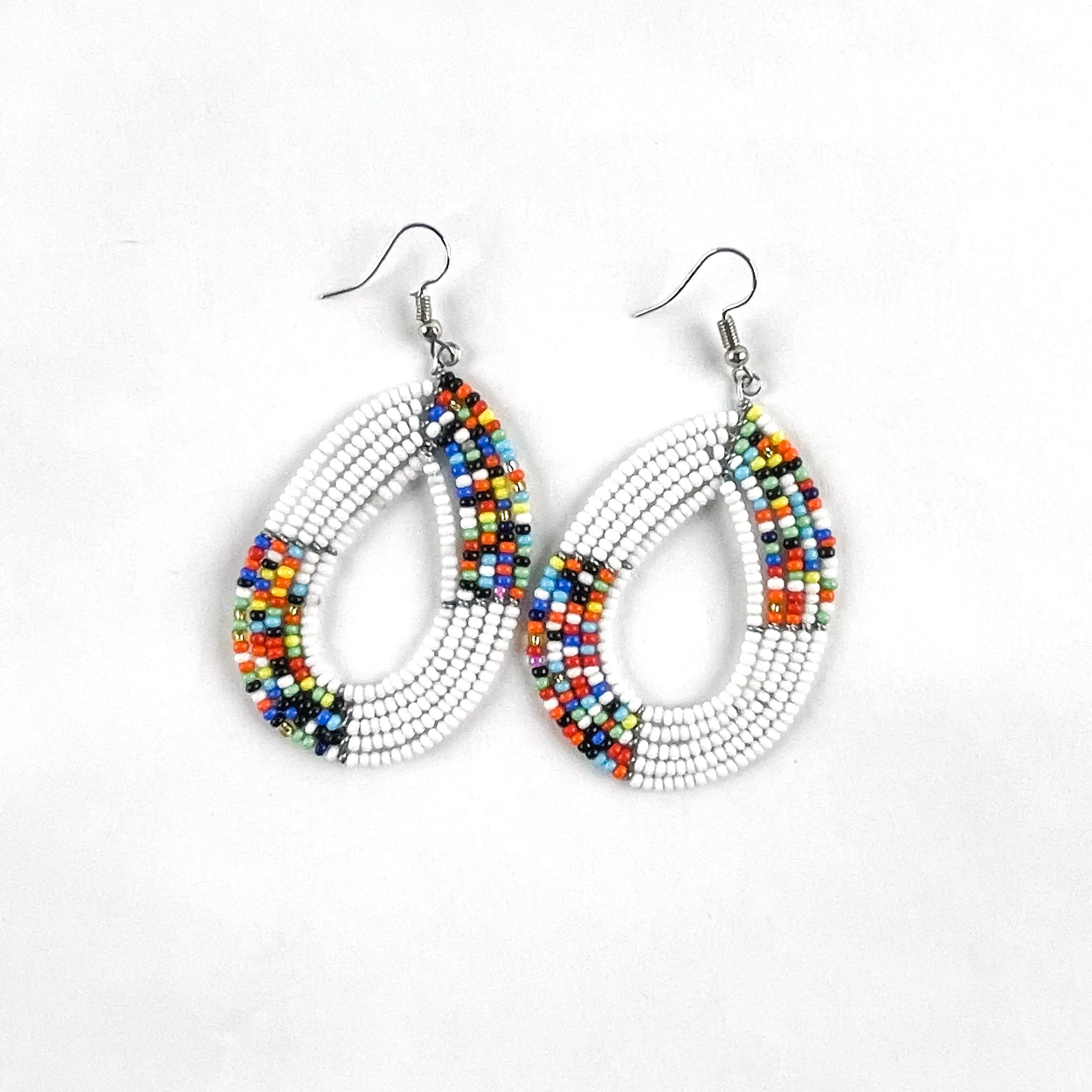 Beaded Teardrop Earrings