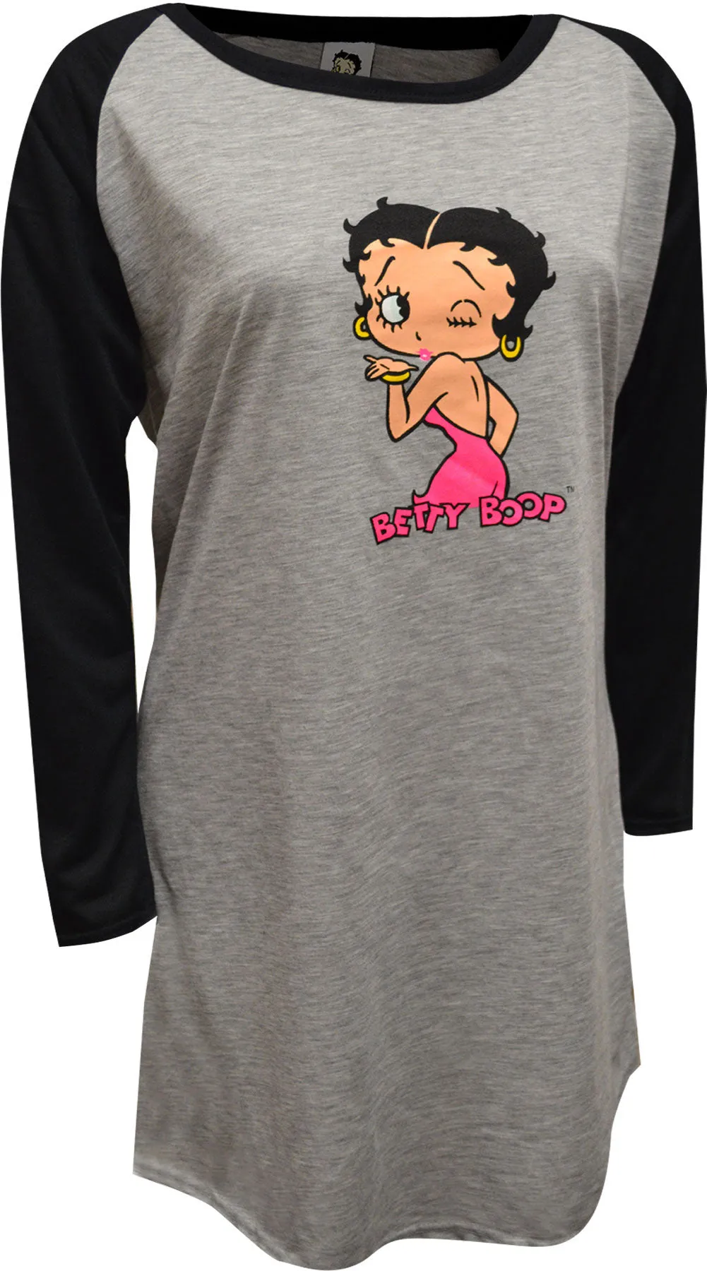 Betty Boop Winking Betty Plus Size Nightshirt