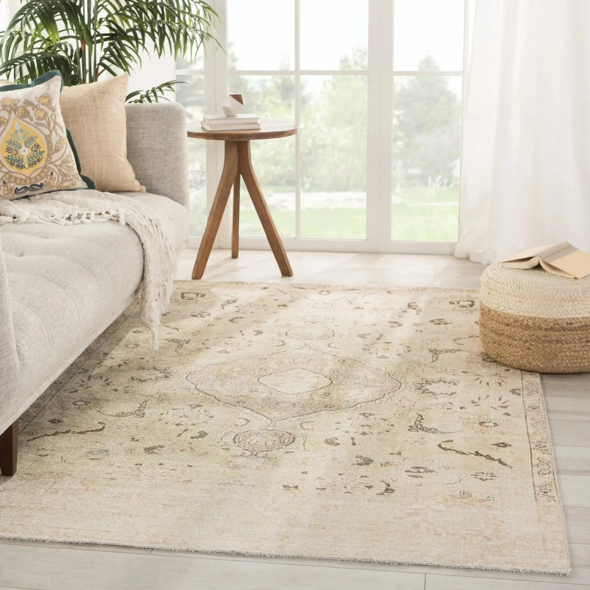 Boheme BOH12 Green/Grey Rug