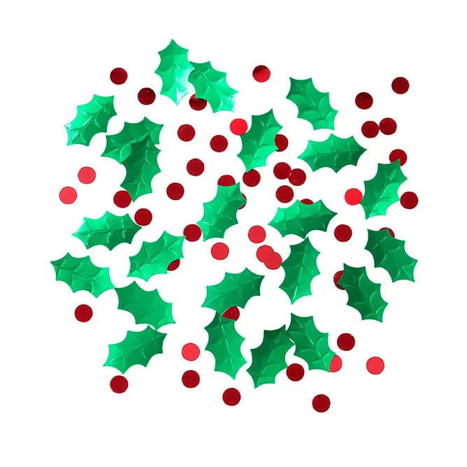 Botanical Christmas Holly Scatter