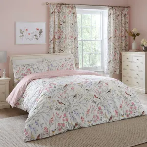 Caraway Duvet Cover Set by Dreams & Drapes Design in Pink