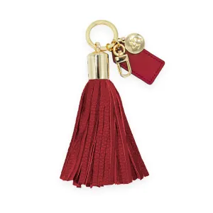 Cardinal Tassel Keychain