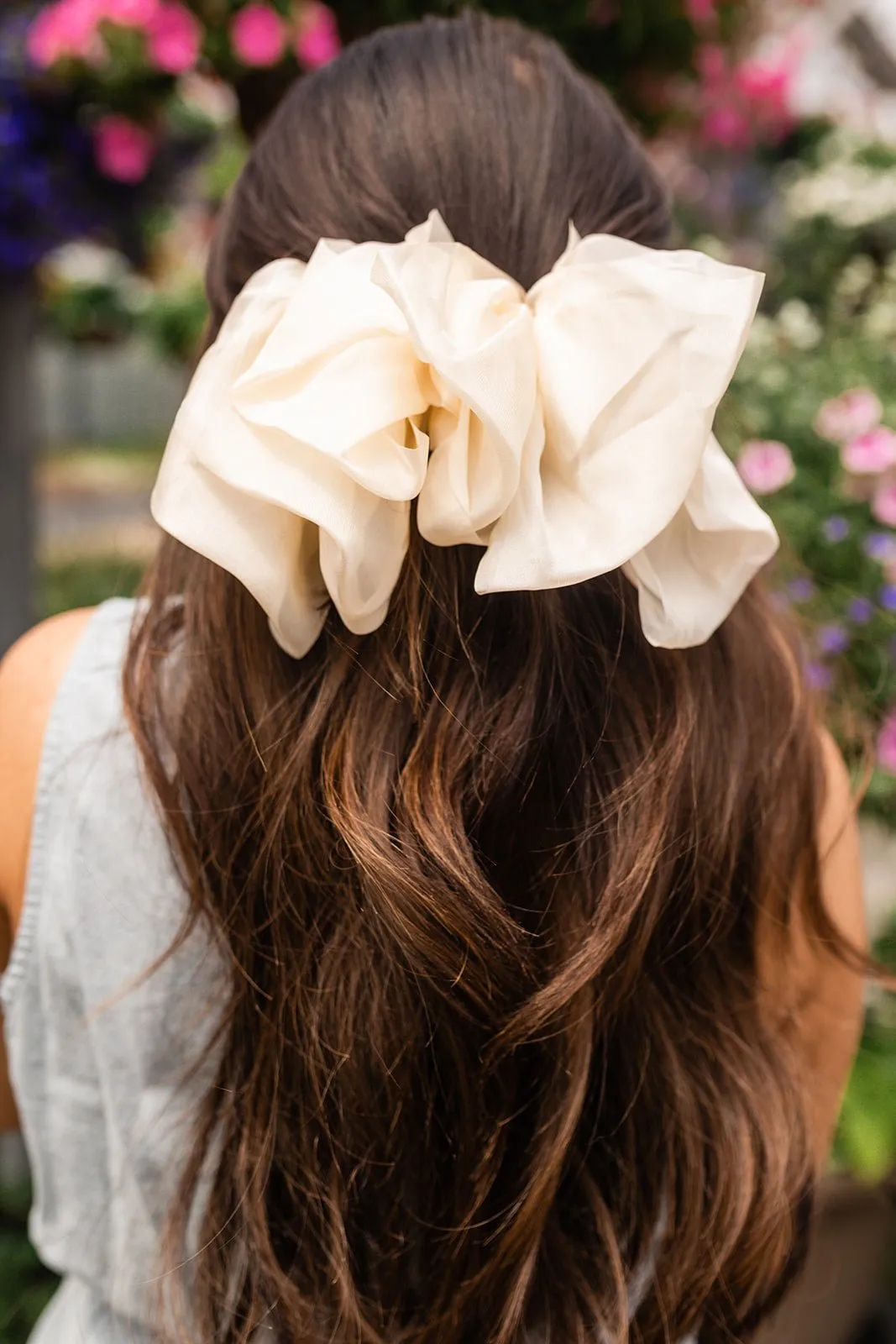 Chiffon Bow Barrette - Multiple Colors