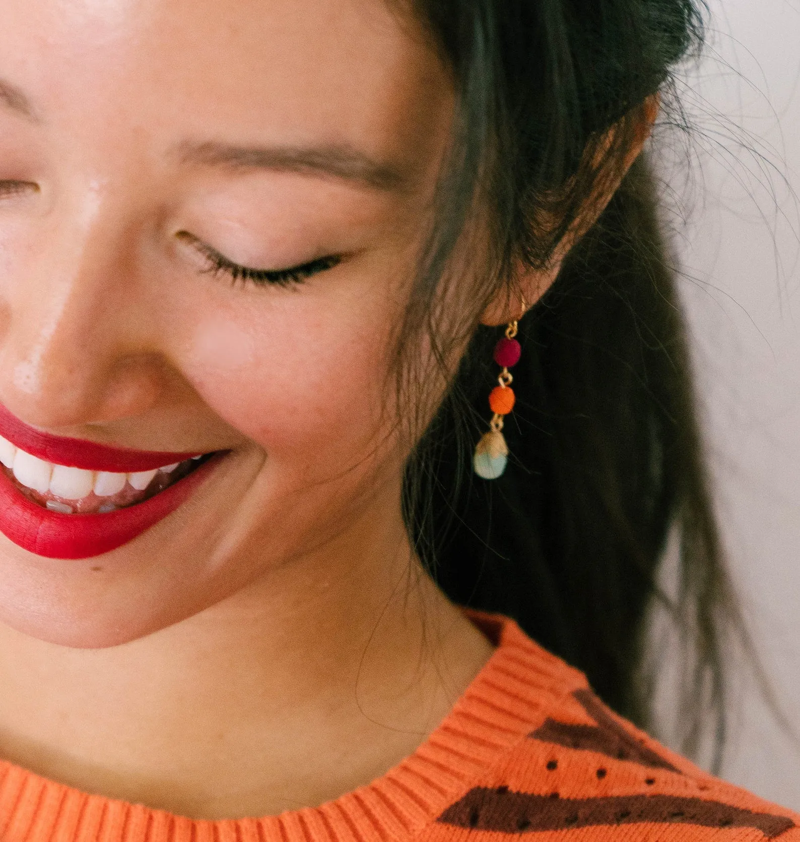 Colorful Bead Earrings