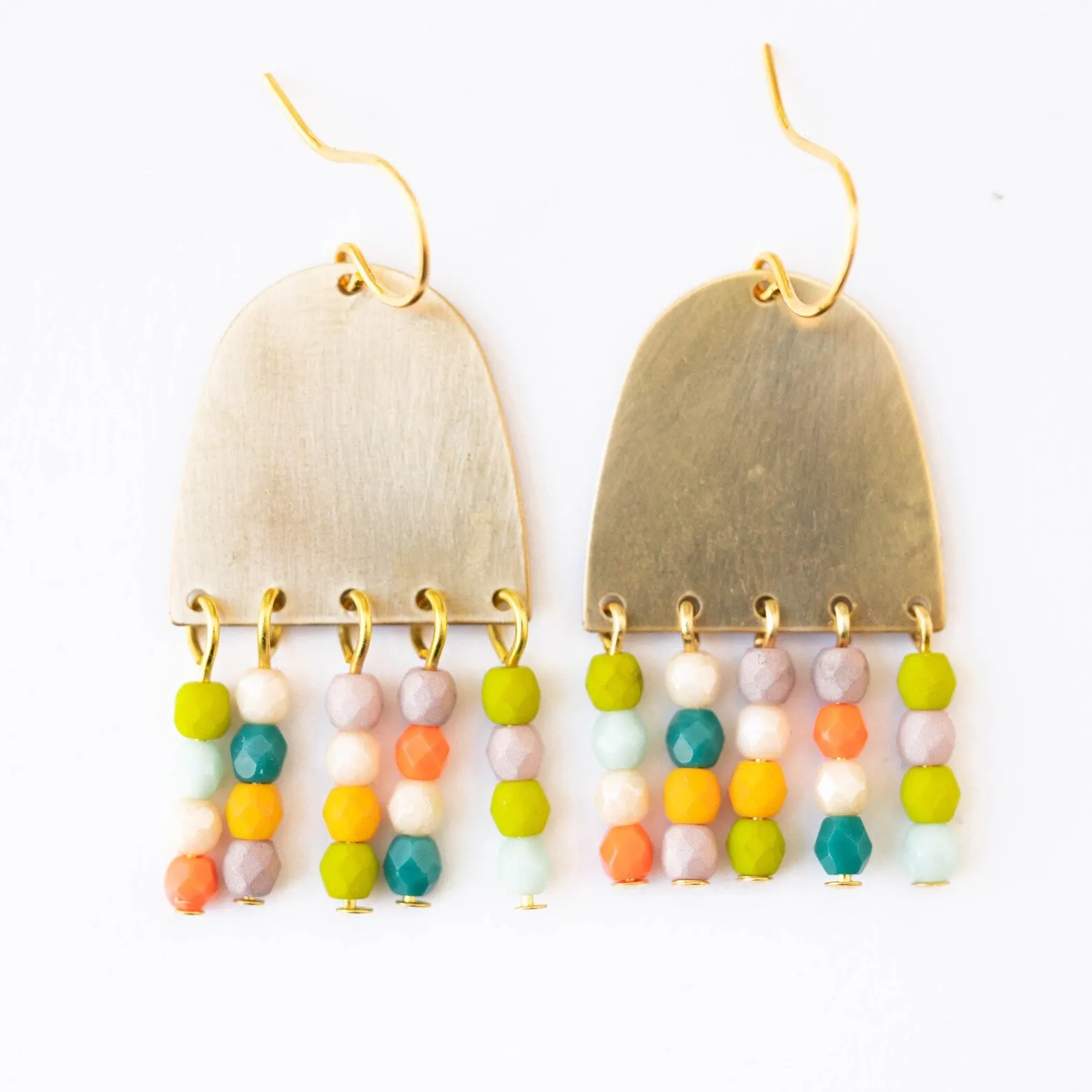 Colorful Fringe Earrings