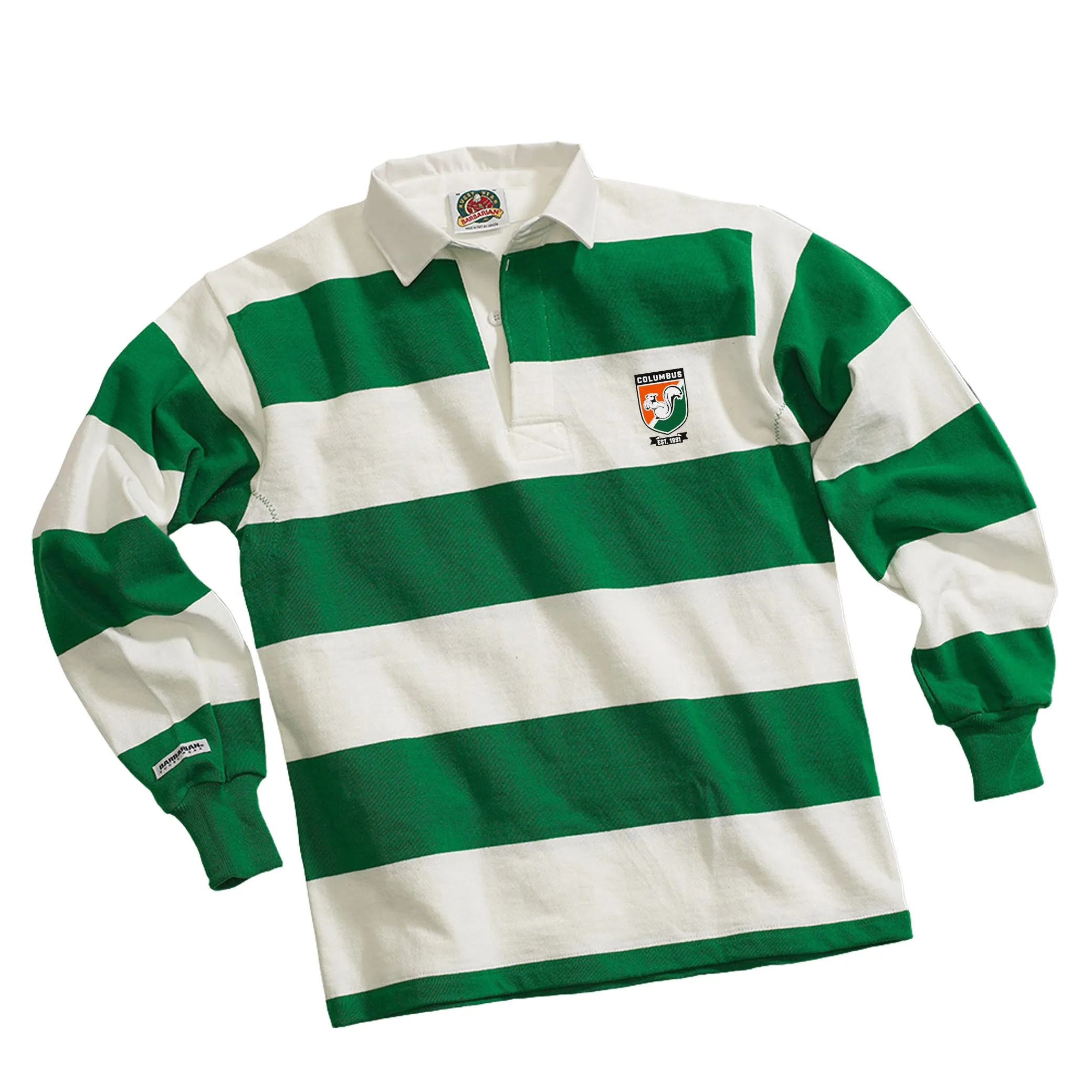 Columbus WRC Traditional 4 Inch Stripe Rugby Jersey