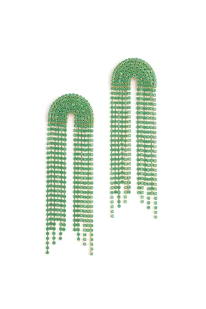 Deepa Gurnani Adina Earring - Green