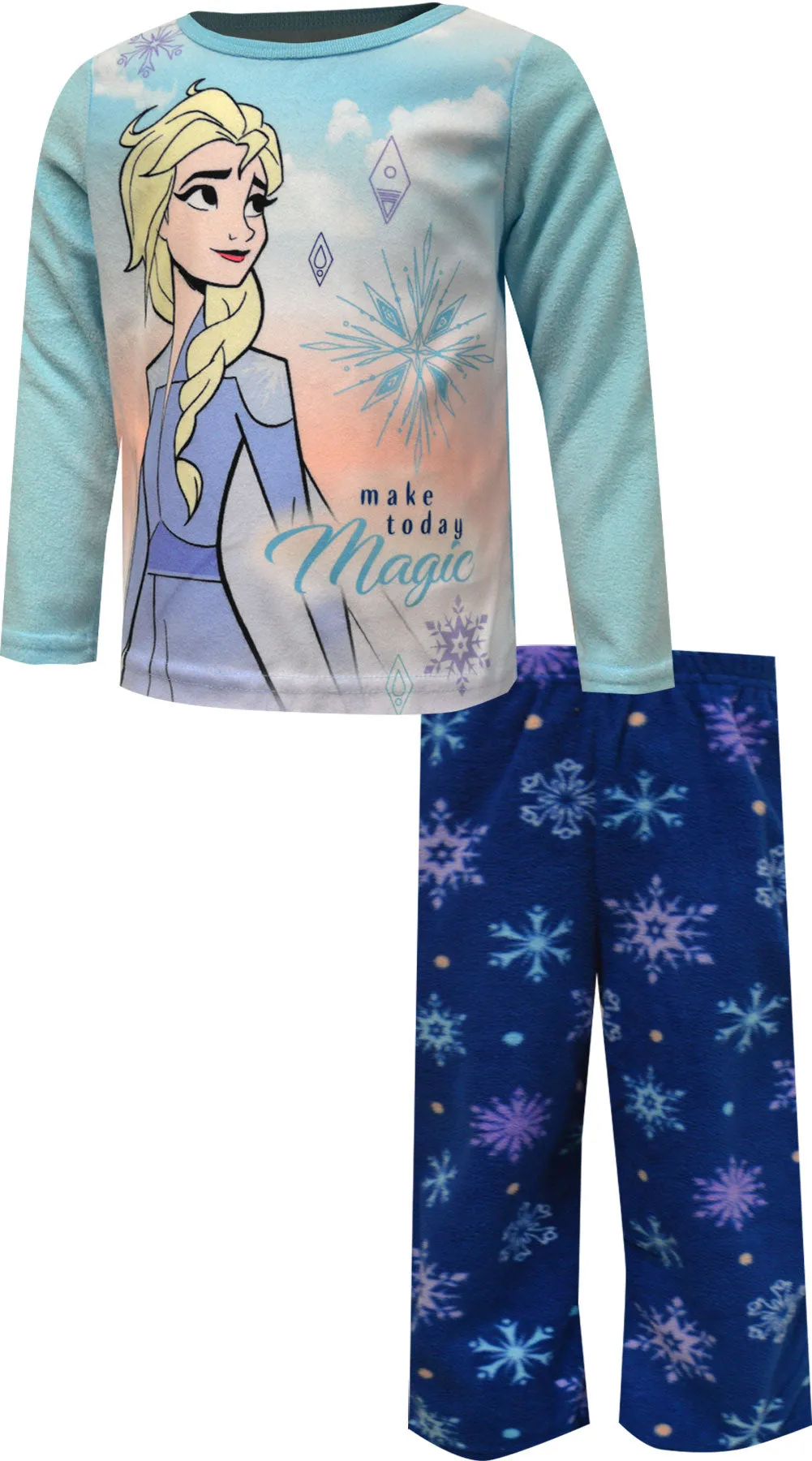 Disney Frozen Princess Elsa Make Today Magic Fleece Toddler Pajama