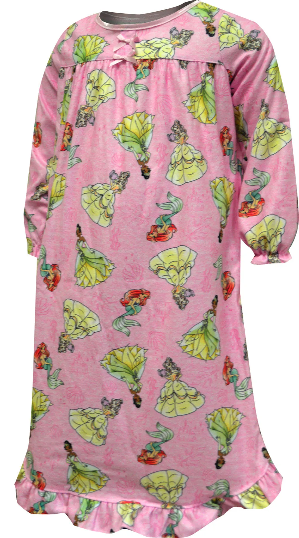 Disney Princess Favorites Traditional Pink Flannel Nightgown