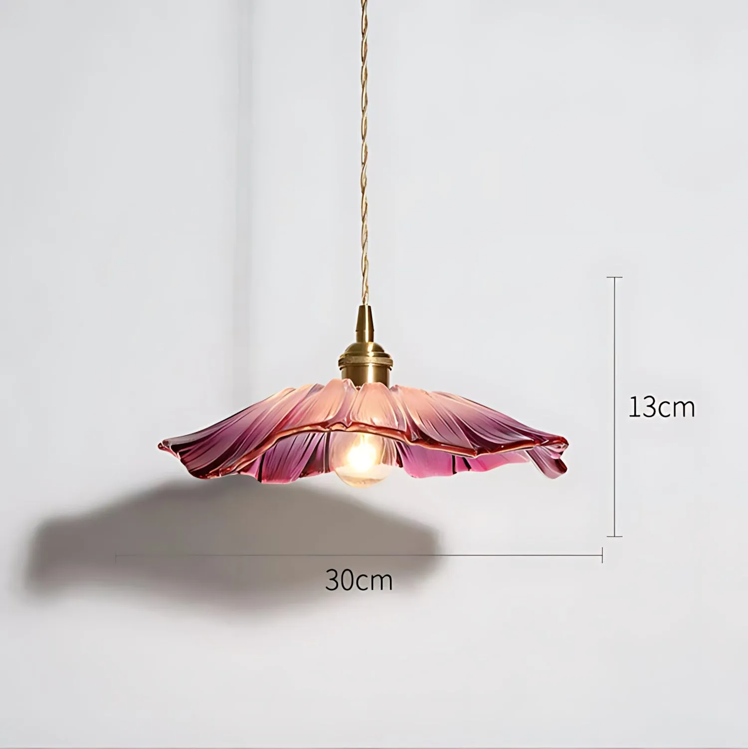 Eisenach - Glass Flower Pendant Lamp