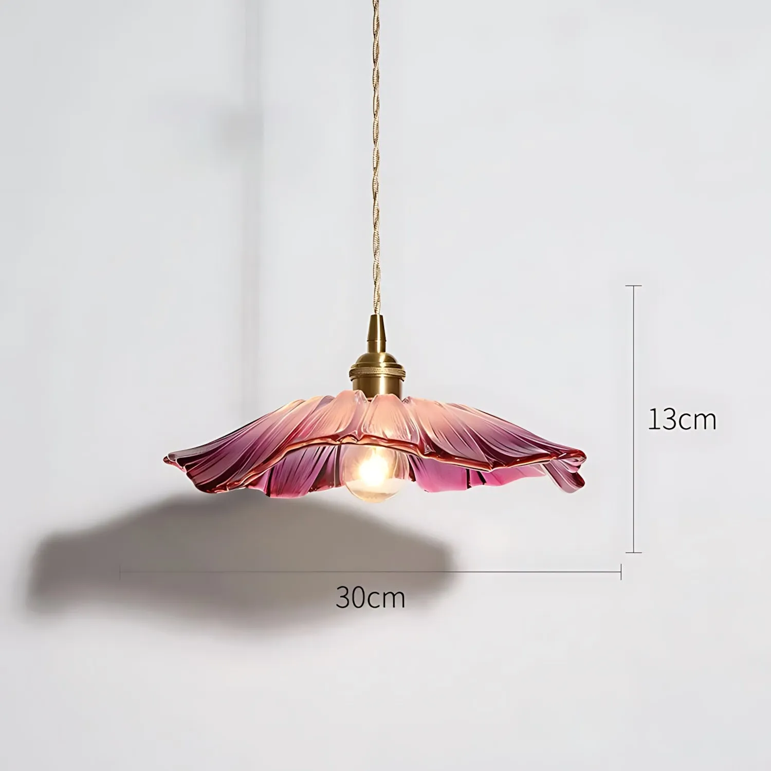 Eisenach - Glass Flower Pendant Lamp