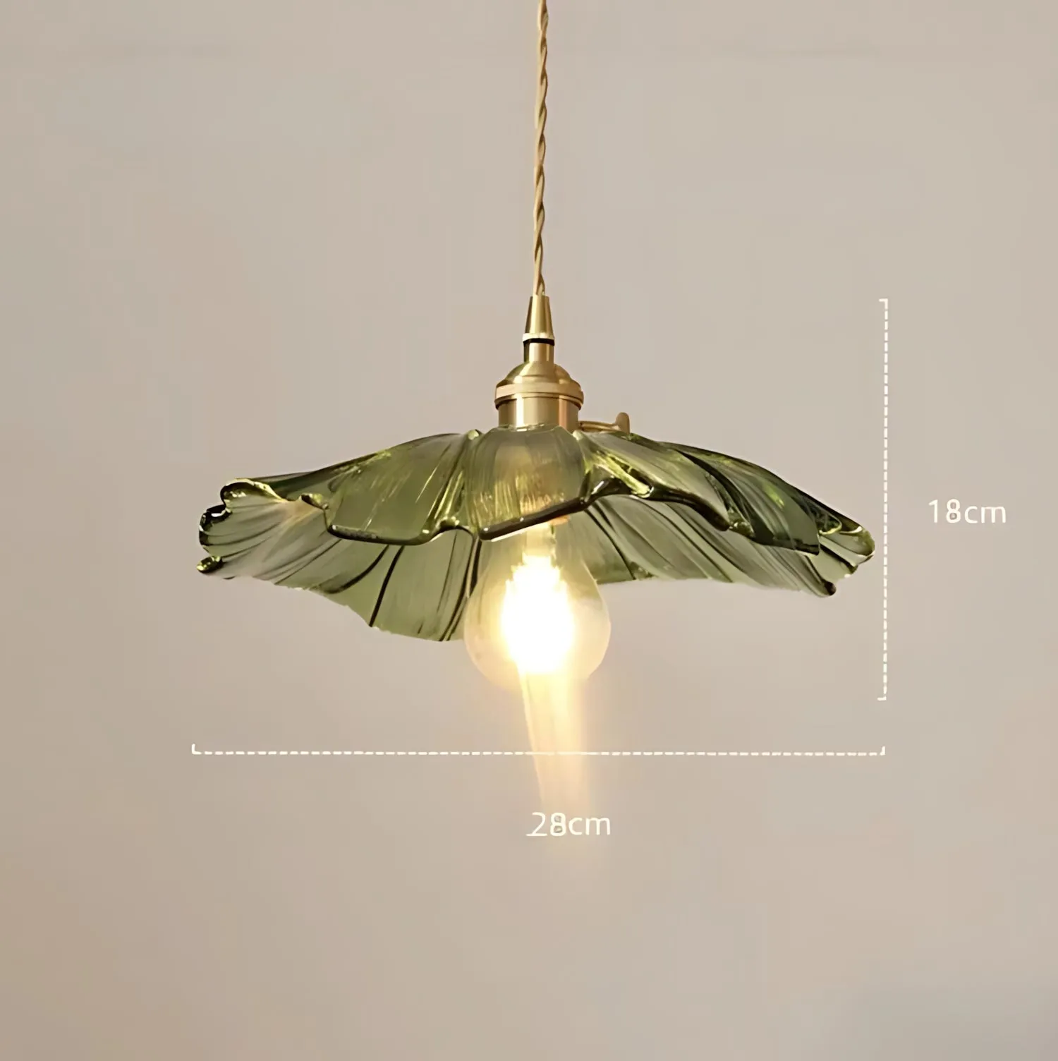 Eisenach - Glass Flower Pendant Lamp