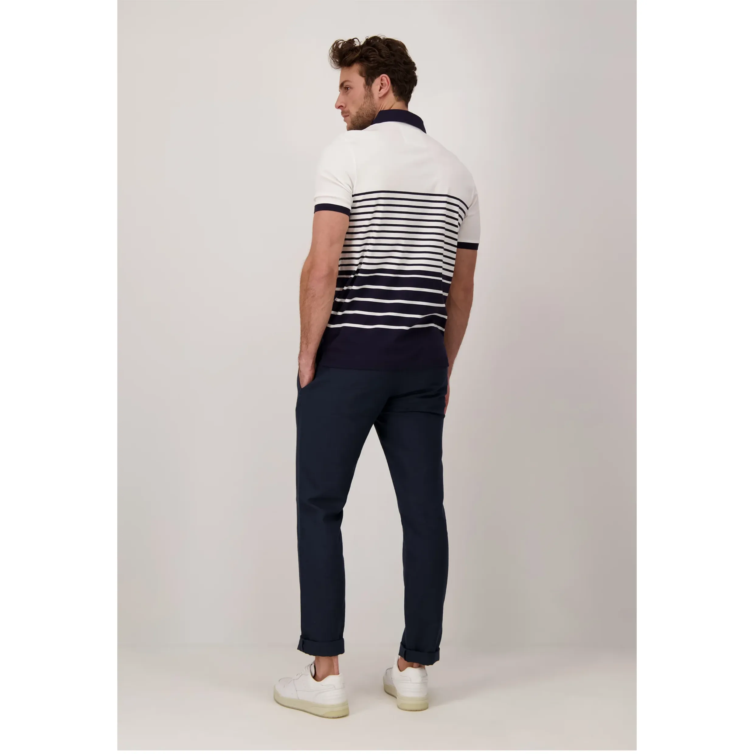 Fynch-Hatton Striped Polo Shirt 13041521