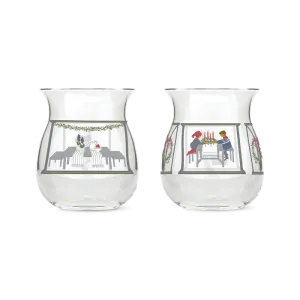 Holmegaard Christmas Tealight Holder 2024, Multi, H: 3.0", 2 pcs.