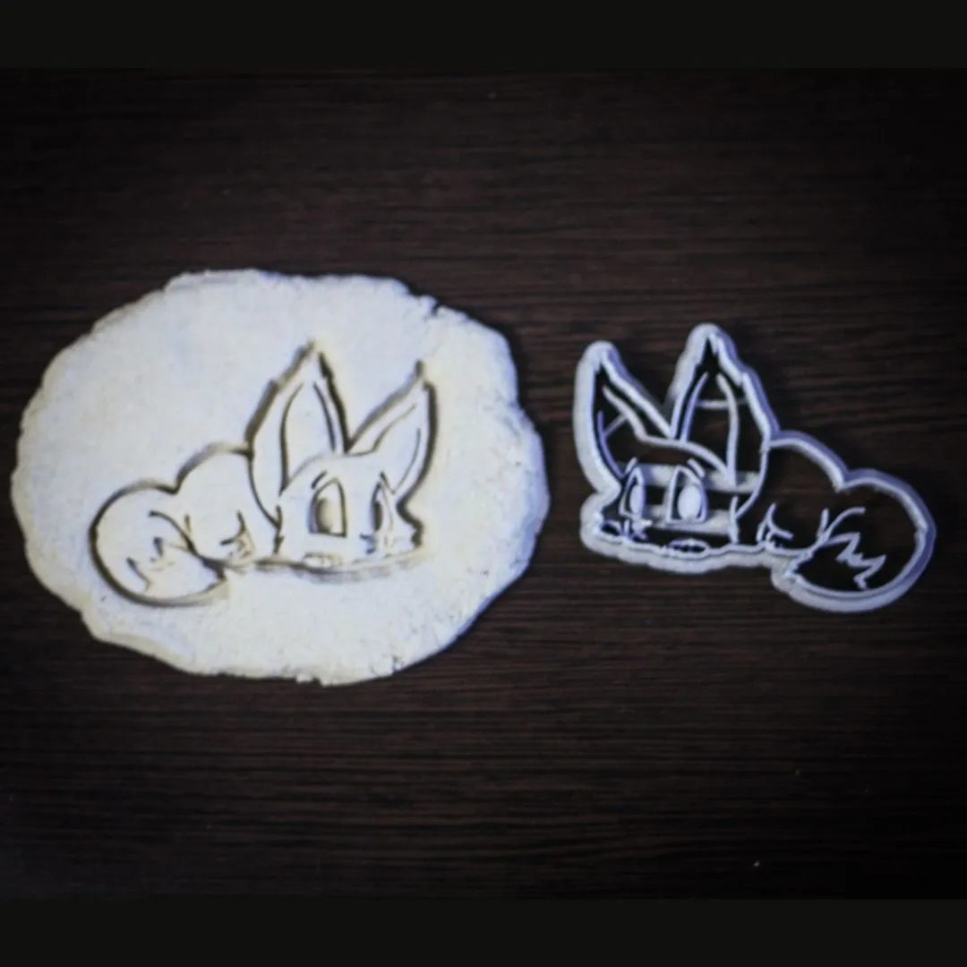 Kawaii Fox Cookie Cutter for Baking, Fondant & Party Treats