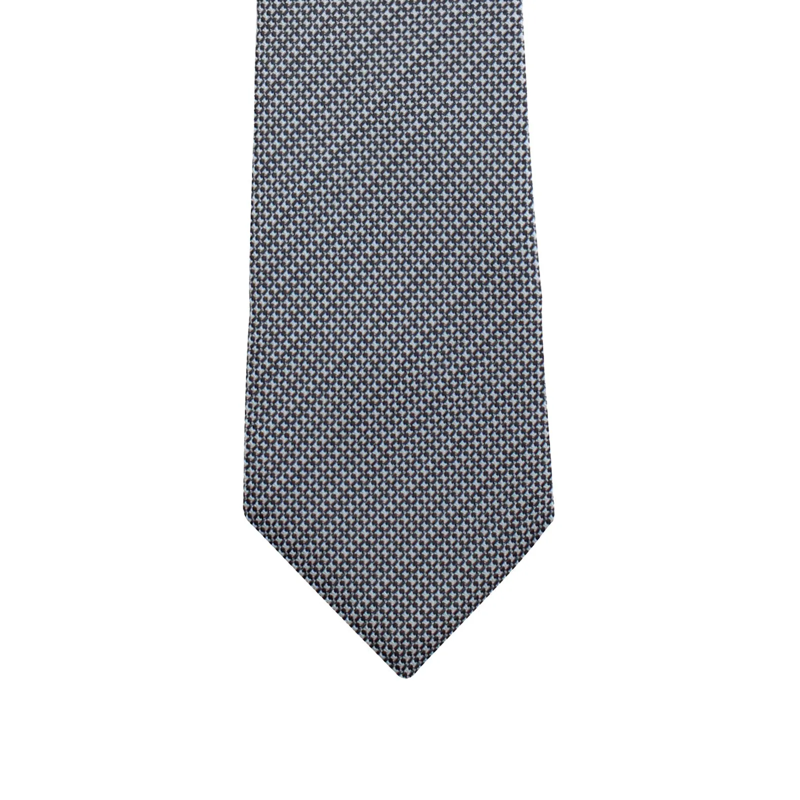 Kovove The Rogue Abstract Dark Grey Necktie and Pocket Square Gift Box