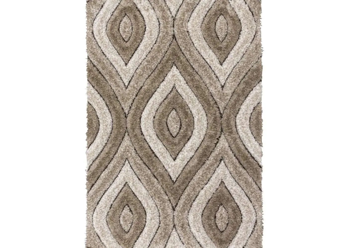 Luxus Teardrop Beige Rug Range by Floor Trends