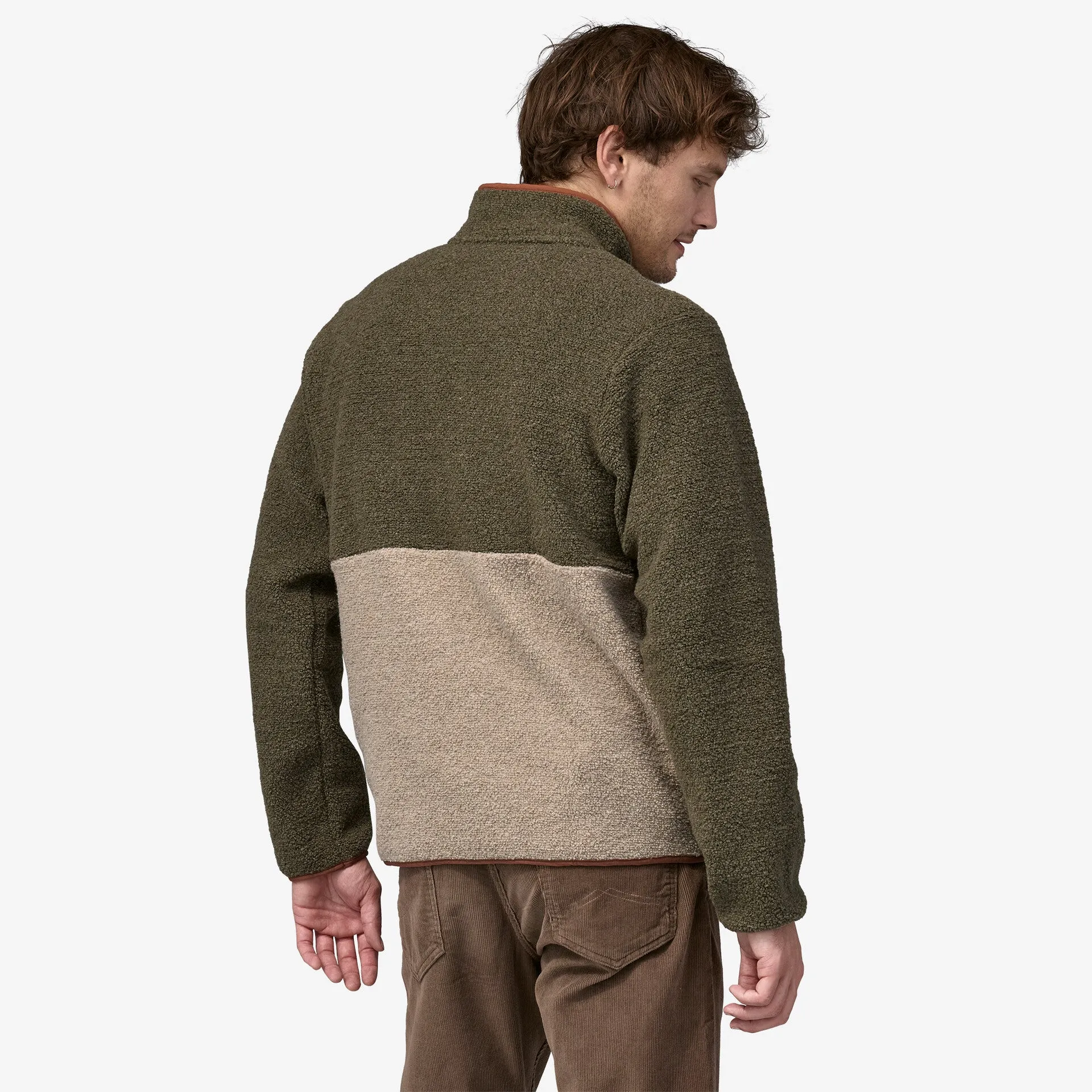 Men's Patagonia Reclaimed Fleece Pullover, Khaki