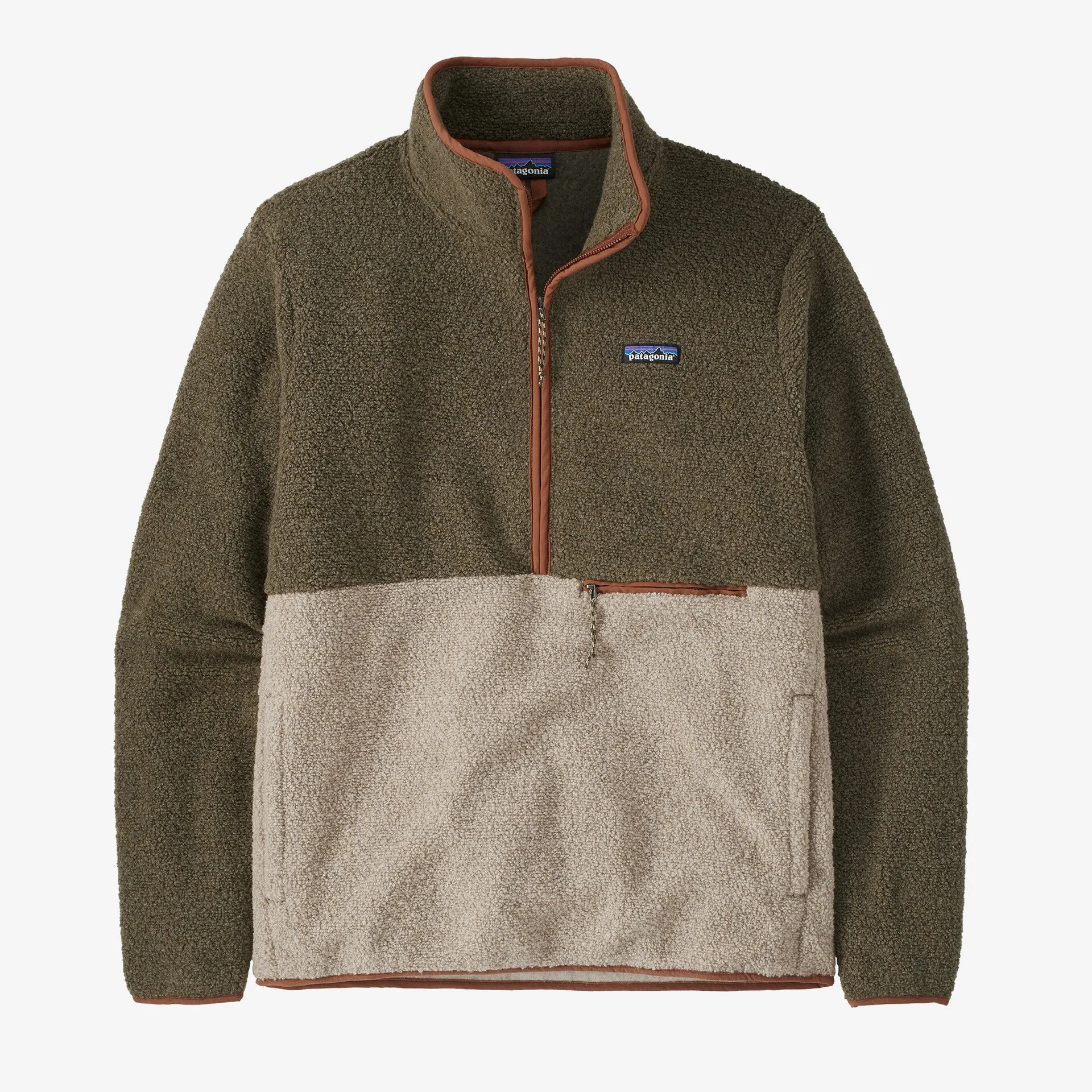 Men's Patagonia Reclaimed Fleece Pullover, Khaki