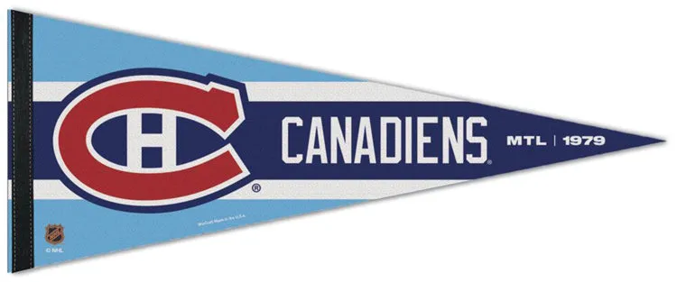 Montreal Canadiens "MTL 1979" NHL Reverse-Retro 2022-23 Premium Felt Collector's Pennant - Wincraft