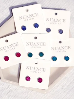 Nuance Round Druzy Studs (more colors!)