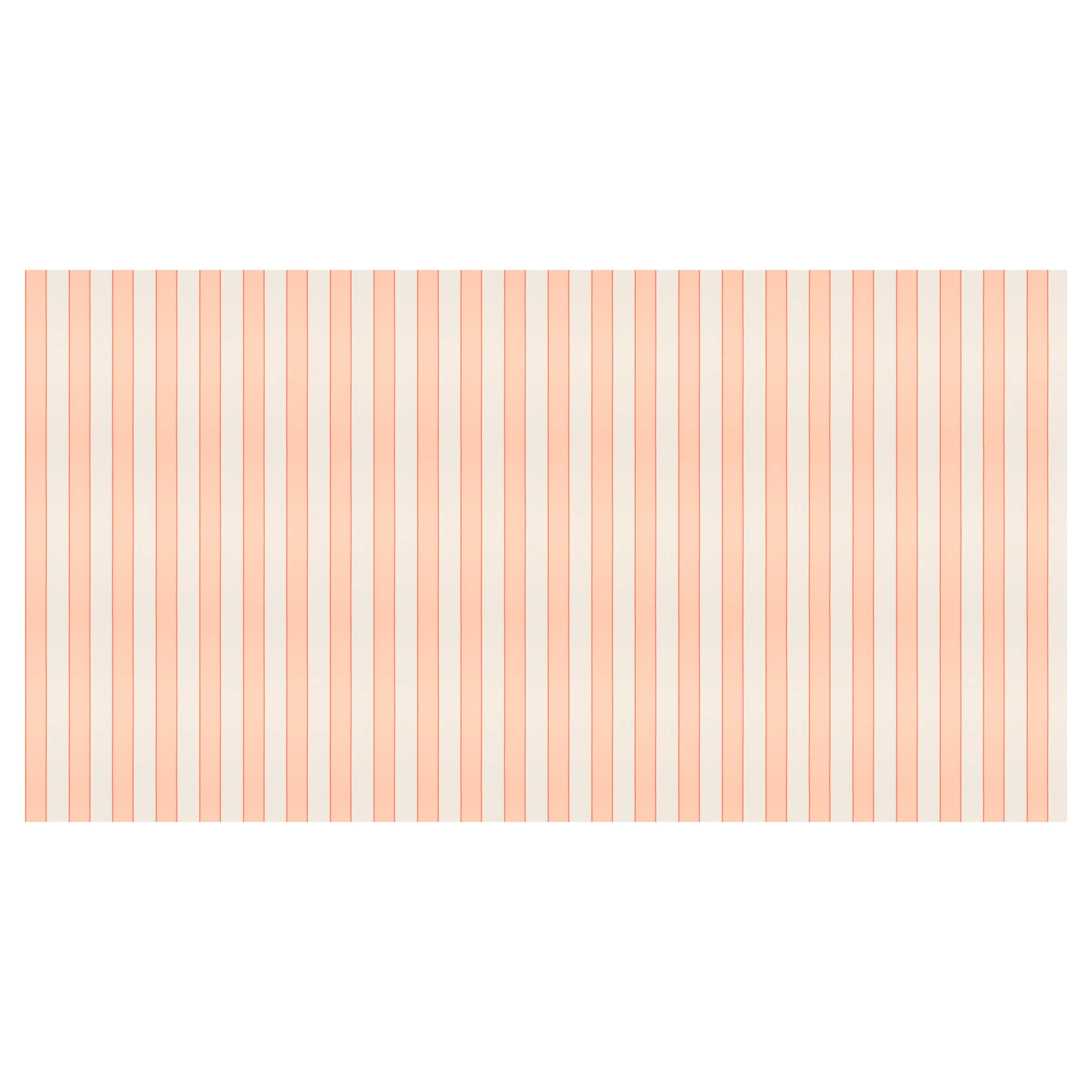 Peach Striped Tablecloth