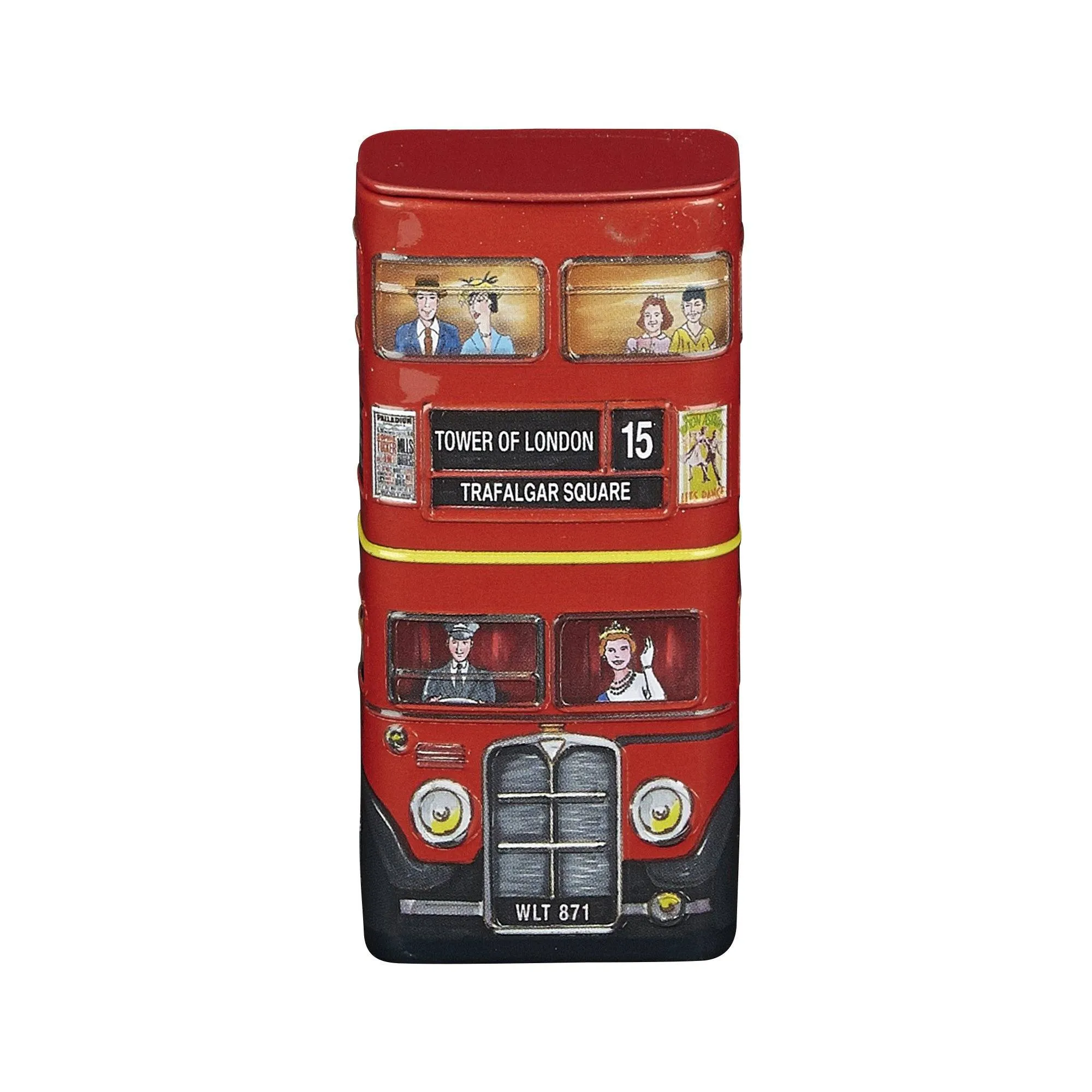 Red London Bus Sugar Free Mints With Flip Lid 25g