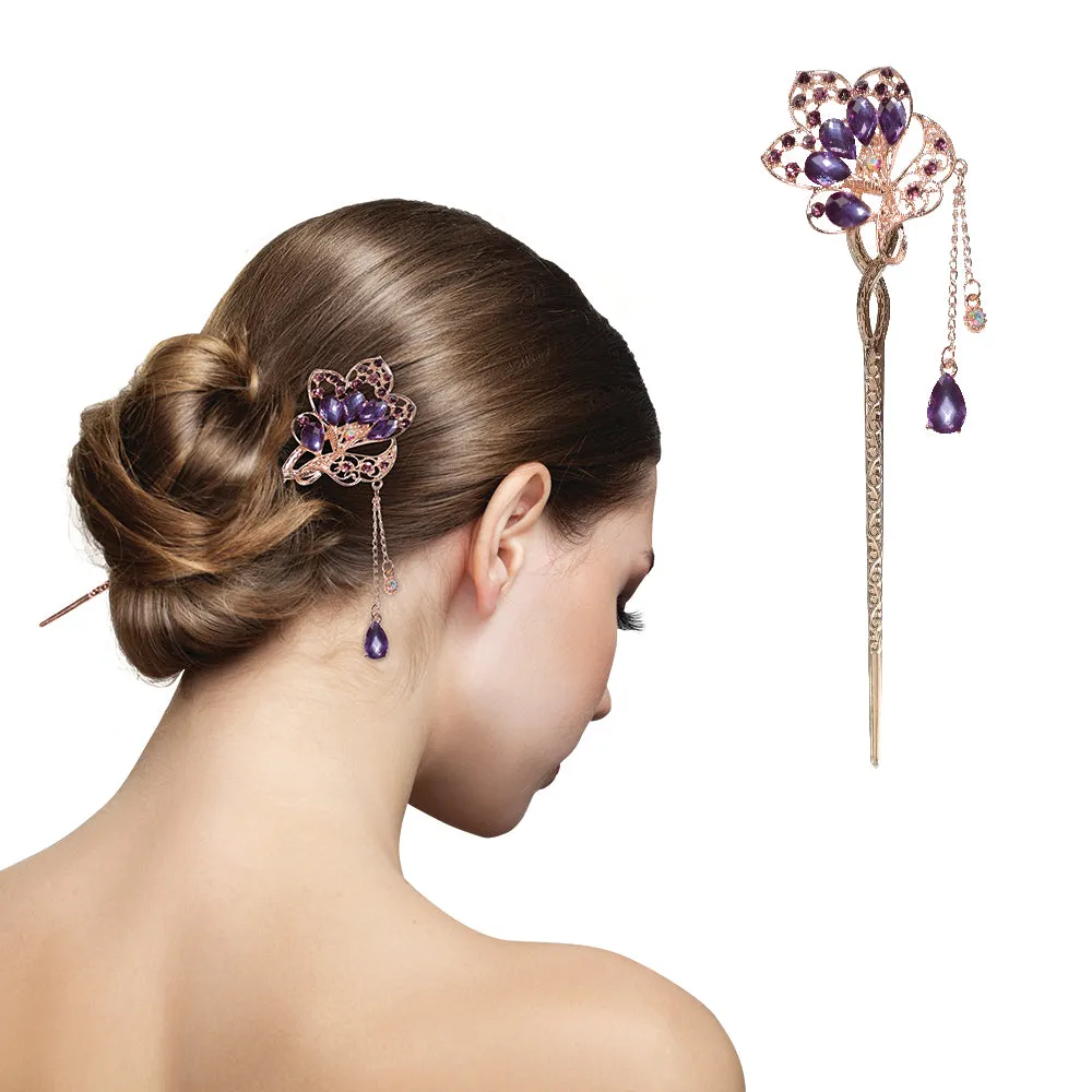 Rhinestone Hair Chopsticks (15 Styles)