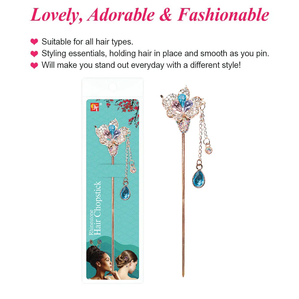 Rhinestone Hair Chopsticks (15 Styles)