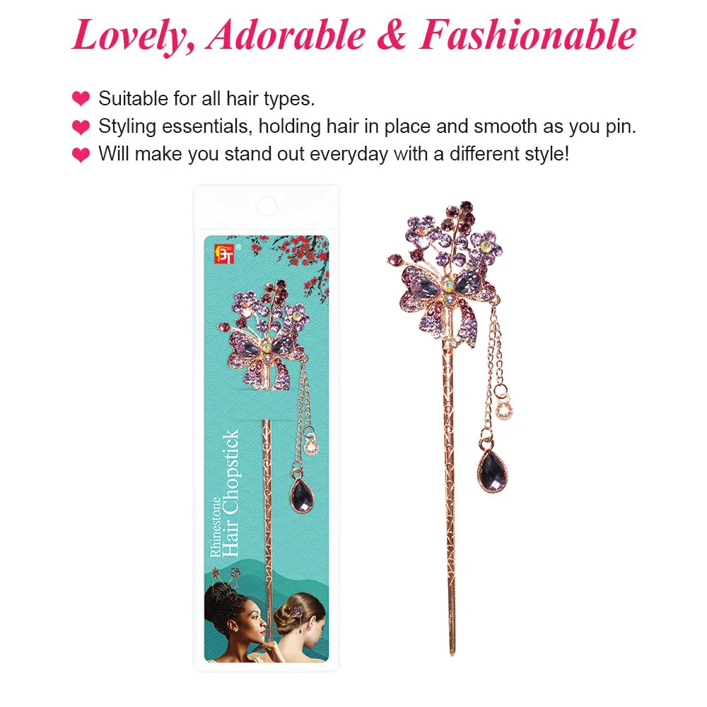 Rhinestone Hair Chopsticks (15 Styles)