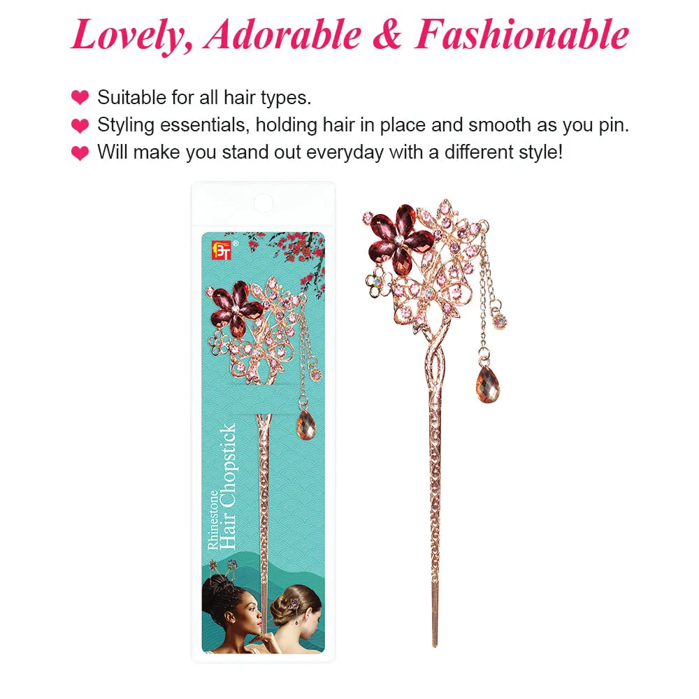 Rhinestone Hair Chopsticks (15 Styles)