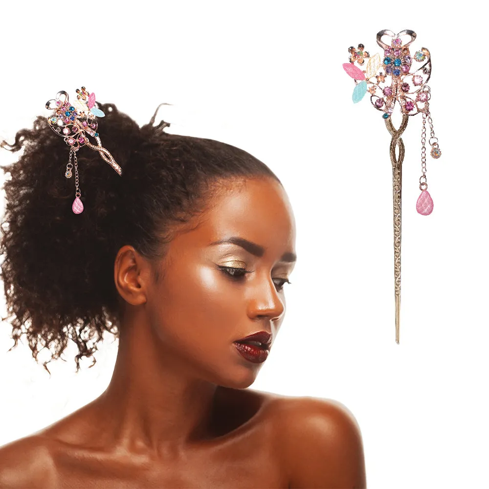 Rhinestone Hair Chopsticks (15 Styles)