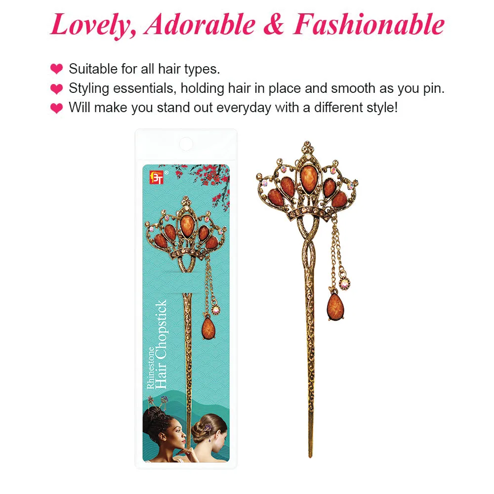 Rhinestone Hair Chopsticks (15 Styles)