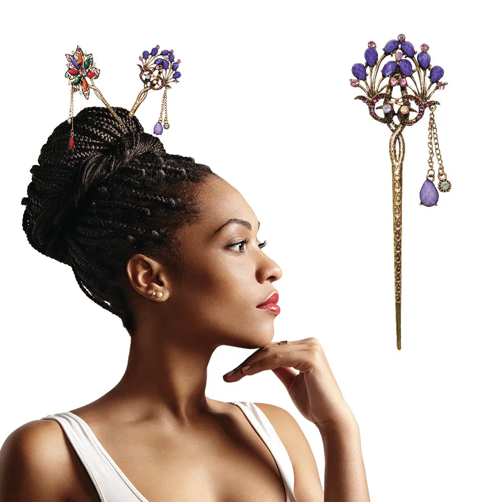 Rhinestone Hair Chopsticks (15 Styles)