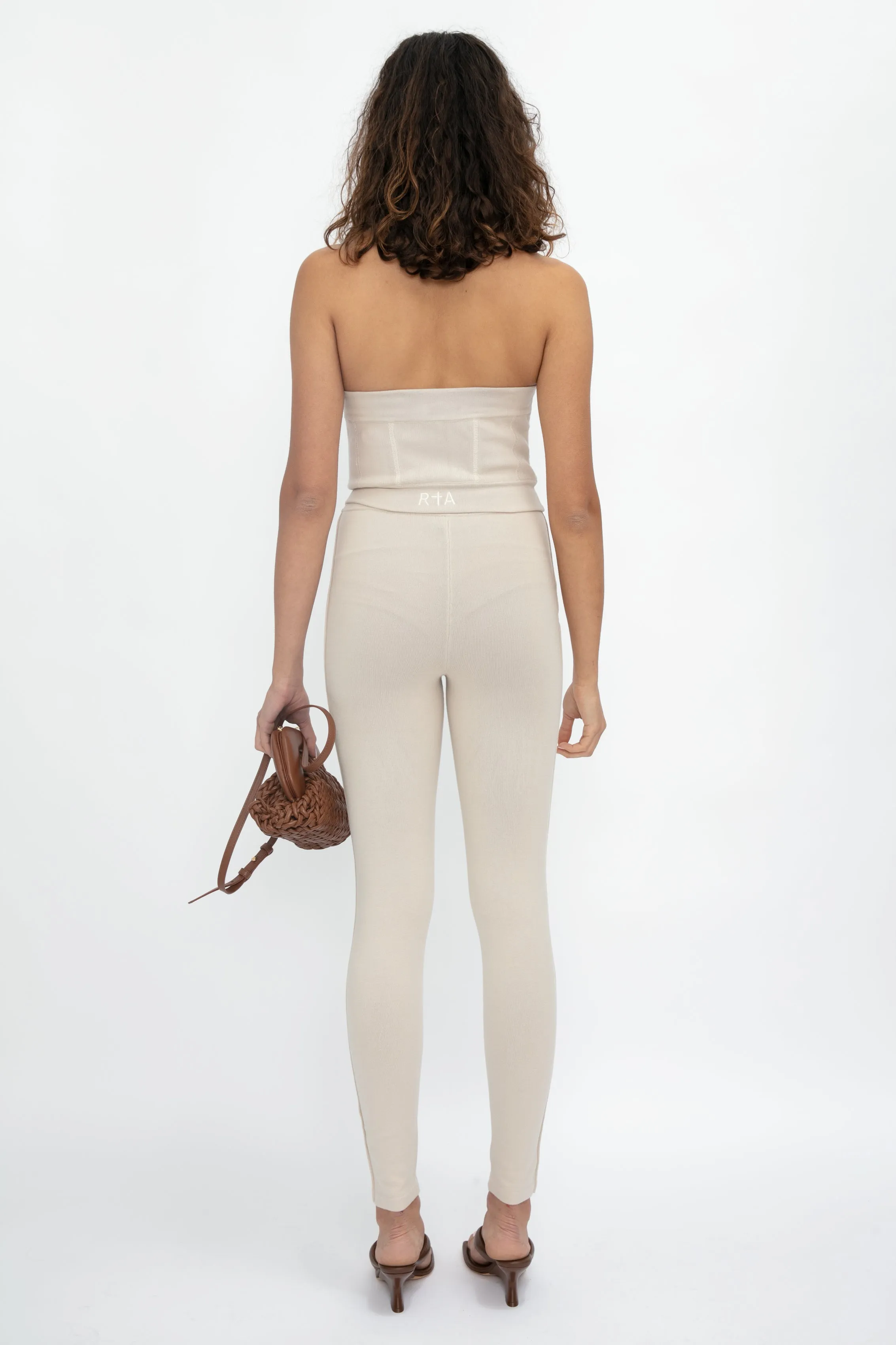 Sibille Legging Pant in Parchment