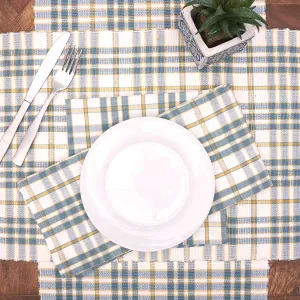 Simmons Plaid Table Linens