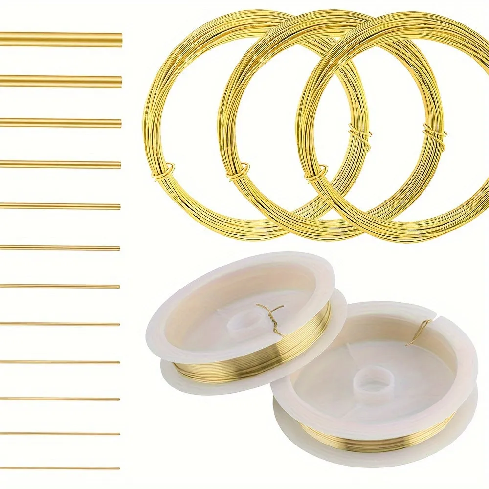 Soft Raw Brass Wire for Crafting 10 Meters Length