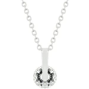 Tandy Clear Elegance Solitaire CZ Pendant | 2ct