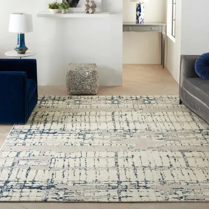 Twilight TWI10 Ivory/Navy Rug