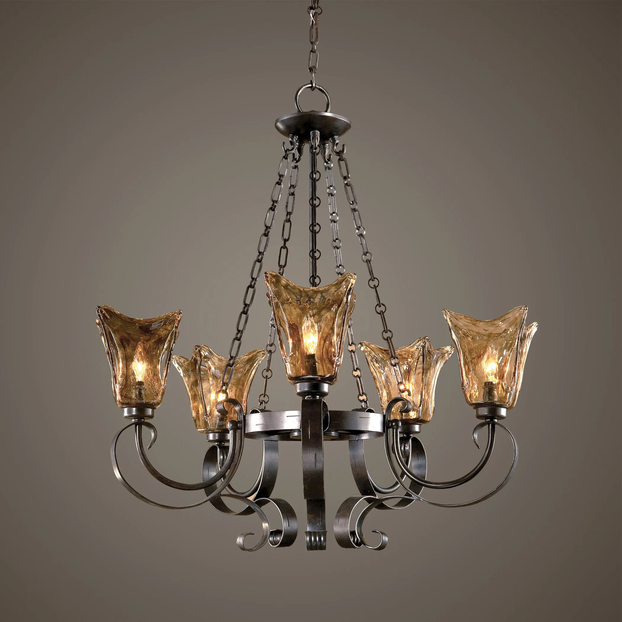 Uttermost Vetraio 5Lt Oil Rubbed Bronze Chandelier