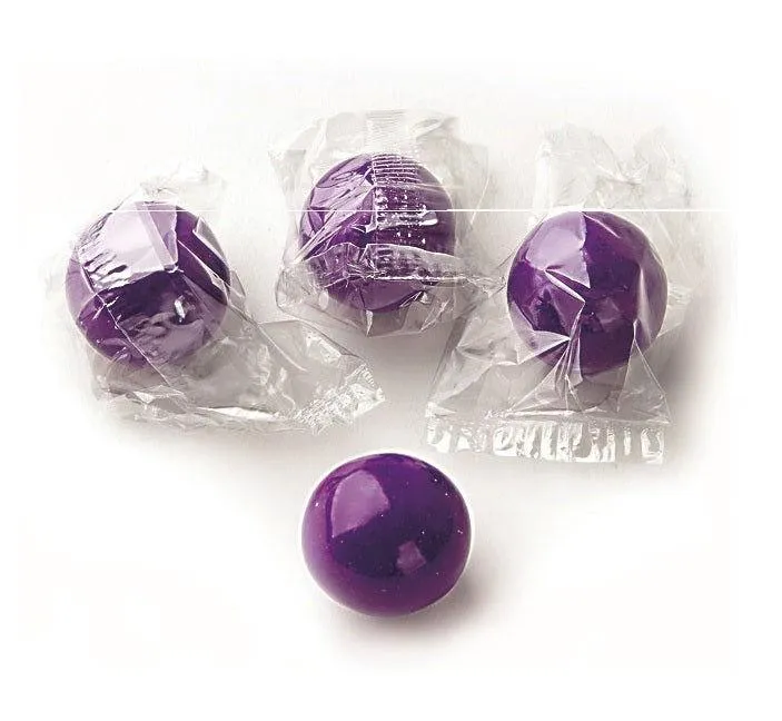 Wrapped Purple Gumballs